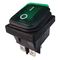 Il verde di alta qualità R5 ha illuminato l'interruttore a leva, 32*25mm, 20A 125V, DI ACCENSIONE, 10.000 cicli