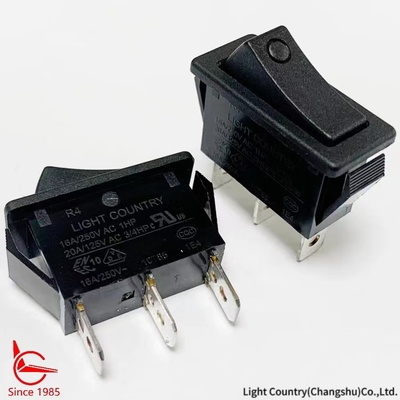 Taiwan Light Country R4 Nero ON OFF Rocker Switch 33*15mm 16A 250V