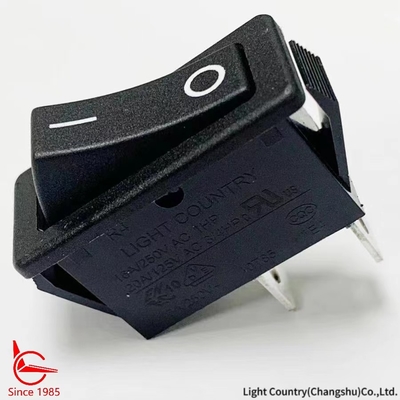 Taiwan Light Country R4 Nero ON OFF Rocker Switch 33*15mm 16A 250V