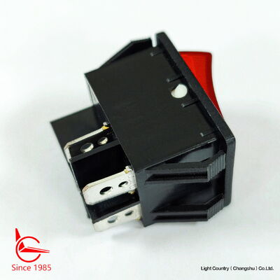 Good Quality Taiwan Brand R5 Rocker Switch, 32*25mm, ON-OFF, Lampada rossa, 16A 250V