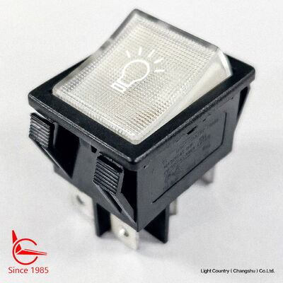 Interruttore di illuminazione bianca ON-OFF per il pannello di controllo PLC, 32*25mm, VDE, TUV, UL